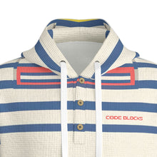 Load image into Gallery viewer, All-Over Print Men's Half Button Hoodie