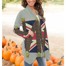 Load image into Gallery viewer, All-Over Print Women's Cardigan With Long Sleeve