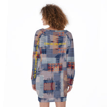 Load image into Gallery viewer, All-Over Print Women's Lace-Up Sweatshirt