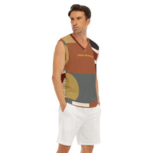 Load image into Gallery viewer, All-Over Print Men's Imitation Knitted V-neck Vest
