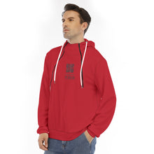 Load image into Gallery viewer, All-Over Print Men's Hoodie With Placket Double Zipper