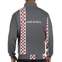 Load image into Gallery viewer, All-Over Print Men's Hidden Half-Zip Placket Hoodie