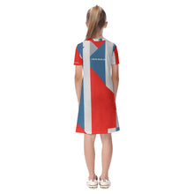 Load image into Gallery viewer, All-Over Print Kid's Short Sleeve Dress