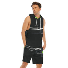 Load image into Gallery viewer, All-Over Print Men's Sleeveless Vest And Shorts Set