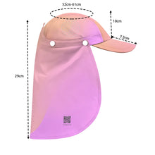 Load image into Gallery viewer, Sun Hat With Neck Flap