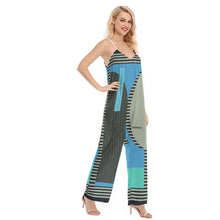Load image into Gallery viewer, All-Over Print Women's Loose Cami Jumpsuit