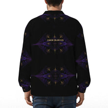 Load image into Gallery viewer, All-Over Print Unisex V-neck Knitted Fleece Cardigan With Button Closure