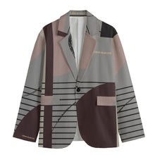 Load image into Gallery viewer, All-Over Print Men's Casual Flat Lapel Collar Blazer | 245GSM Cotton