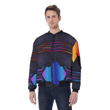 Load image into Gallery viewer, All-Over Print Men's Bomber Jacket With with Sleeve Pocket