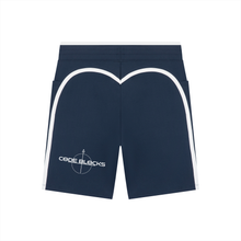 Load image into Gallery viewer, Women's High Rise Color Block Yoga Shorts