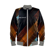 Load image into Gallery viewer, Mens Reversible Silk Bomber Jacket