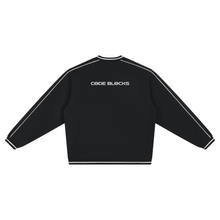 Load image into Gallery viewer, Unisex Color Block V-Neck Sweatshirt