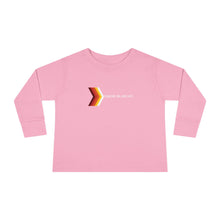 Load image into Gallery viewer, Retro Rainbow Arrow Toddler Long Sleeve Tee, Cute Kids Shirt, Birthday Gift, Toddler Fashion, Playtime Apparel