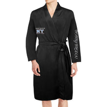 Load image into Gallery viewer, Men's Long Sleeve Belted Night Robe (H56)