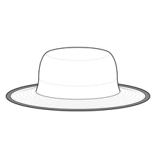 Load image into Gallery viewer, Lite Wide Brim Hat — CODE BLOCKS Lightweight Sun Hat