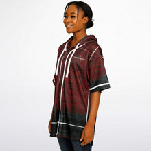 Load image into Gallery viewer, Hooded Baseball Jersey - AOP