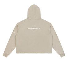 Load image into Gallery viewer, Vintage Washed Frayed-Hem Hoodie
