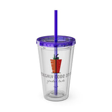 Load image into Gallery viewer, Sunsplash Tumbler with Straw, 16oz