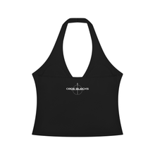 Load image into Gallery viewer, Women’s Ruched Halter Yoga Tank Top