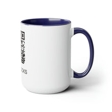 Load image into Gallery viewer, Two-Tone Coffee Mugs, 15oz
