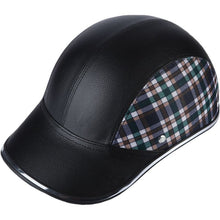 Load image into Gallery viewer, Motorcycle Helmet Summer Half Helmet Electric Car Leather Hat Men's and Women's Personality Baseball Leather Helmet
