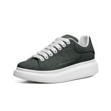 Load image into Gallery viewer, Unisex Non Slip Lace Up Faux Leather Sneakers