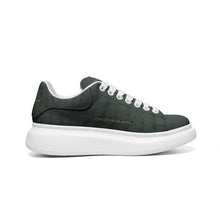 Load image into Gallery viewer, Unisex Non Slip Lace Up Faux Leather Sneakers