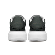 Load image into Gallery viewer, Unisex Non Slip Lace Up Faux Leather Sneakers