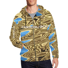 Load image into Gallery viewer, Men's All Over Print Full Zip Hoodie (Model H14)