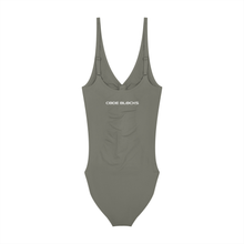 Load image into Gallery viewer, Women’s Full-Zip Ruched Bodysuit