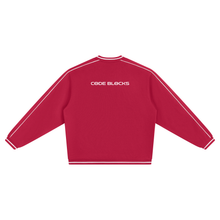 Load image into Gallery viewer, Unisex Color Block V-Neck Sweatshirt