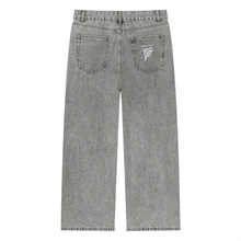 Load image into Gallery viewer, Unisex Vintage Wash Straight Leg Jeans