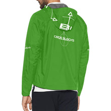 Load image into Gallery viewer, Unisex All Over Print Hooded Windbreaker (Model H23)