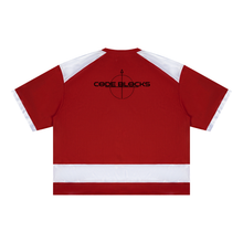 Load image into Gallery viewer, Unisex Raglan Sleeve Mesh Boxy T-Shirt