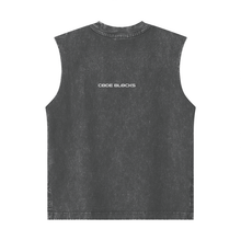 Load image into Gallery viewer, Streetwear Kids Heavyweight 285G Washed 100% Cotton Tank Top