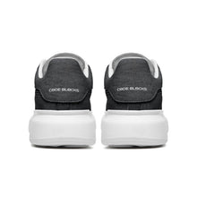 Load image into Gallery viewer, Unisex Non Slip Lace Up Faux Leather Sneakers