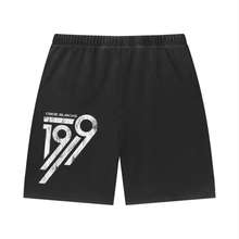 Load image into Gallery viewer, Unisex Vintage Wash Sunfade Waffle Raw Hem Shorts