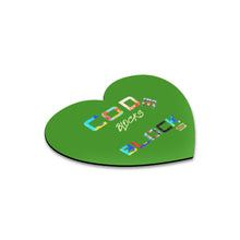 Load image into Gallery viewer, Heart-shaped Mousepad (Made In USA)