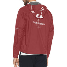 Load image into Gallery viewer, Unisex All Over Print Hooded Windbreaker (Model H23)