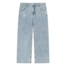 Load image into Gallery viewer, Unisex Vintage Wash Straight Leg Jeans