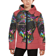 Load image into Gallery viewer, Kids' Padded Hooded Jacket (H45)
