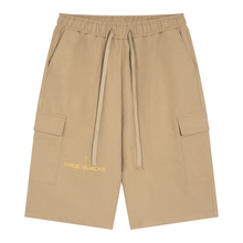 Load image into Gallery viewer, Unisex Drawstring Cargo Shorts