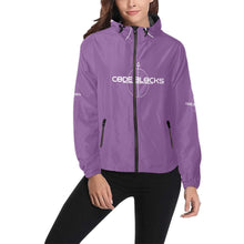 Load image into Gallery viewer, Unisex All Over Print Hooded Windbreaker (Model H23)