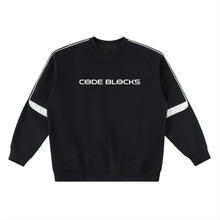 Load image into Gallery viewer, Oversized Crewneck Taped Sweatshirt