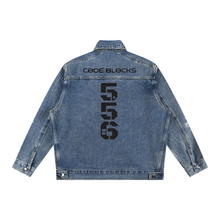 Load image into Gallery viewer, Vintage Wash Zip Up Denim Jacket