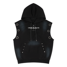 Load image into Gallery viewer, Unisex Vintage Wash Sun Fade Sleeveless Hoodie