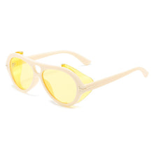 Load image into Gallery viewer, Punk sunglasses steam glasses personalized oval sunglasses