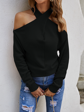 Load image into Gallery viewer, V-Neck Off-The-Shoulder Knit Sweater
HFLHHS5SZT