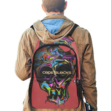 Load image into Gallery viewer, Fabric Backpack with Side Mesh Pockets (1659)