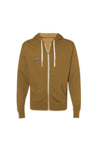 Load image into Gallery viewer, Heathered French Terry Full-Zip Hooded Sweatshirt